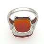 Vintage Carnelian 925 Sterling Silver Ring Image 4