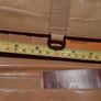 New genuine Monsac camel leather wallet tag attached Image 8