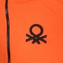United Colors of Benetton Bright Orange Logo Track Jacket Slim Fit 8UK/36EU Image 3