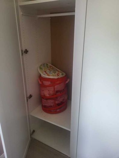 2 White wardrobes