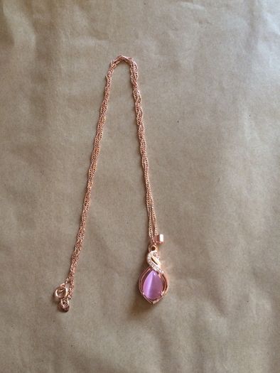 Ladies Rose Gold Necklace
