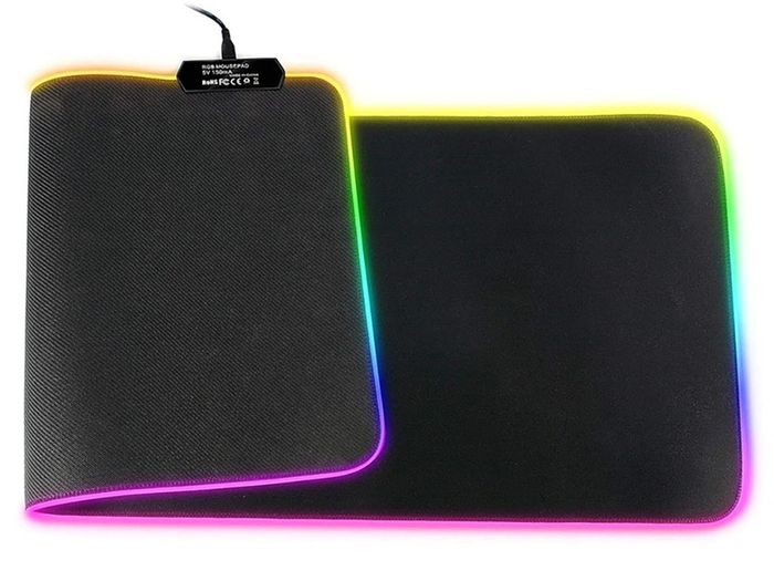 New Large Computer RGB Backlight LED Mouse Pad Gaming Mouse Keyboard Mat #1422