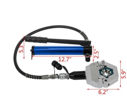 BRAND NEW Hydraulic Hose Crimper 71500 Separable Hydra-Krimp with Aluminum Pump Handheld Air Condtioning Repair Crimping Tool Set