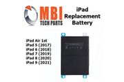 iPad 5 6 7 8 9 Air 1st Replacement Internal Battery 5th 6th 7th 8th 9th Gen