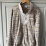 Columbia Men's Beige Pattern Fleece Jacket Size XL Image 4