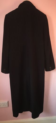 FAIRWEATHER Quality Brand Long Black Coat