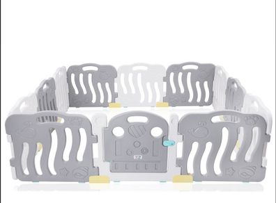 Extra-large plastic playpen 2m x 2m