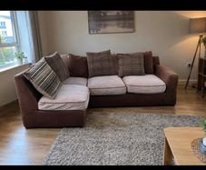 Large Brown   Harvey norman  corner sofa