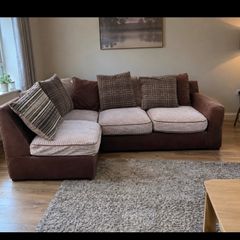 Large Brown   Harvey norman  corner sofa
