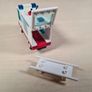 vintage LEGO system 6666 Ambulance town city Image 5