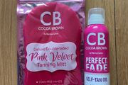 Cocoa Brown Vegan Self Tan Oil and Tanning mitt
