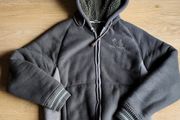 Fleece hooded jacket