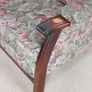 Solid Wood and Fabric Armchairs Image 4