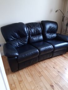 leather sofa