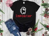 Imposter Among Us Gamer Shirts, Among Us Crewmate Shirt, Game Lover Shirt UNISEX, Christmas Gift for Friend