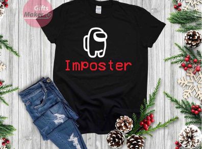 Imposter Among Us Gamer Shirts, Among Us Crewmate Shirt, Game Lover Shirt UNISEX, Christmas Gift for Friend