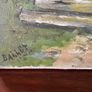 Vintage French Oil Painting On Canvas, Original Mid Century Impressionist European Landscape, Signed Ballet No 15 Paysage, Image 2