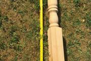 classic newel pine stair post