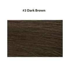 Micro Ring Hair Extensions 20" Double Drawn I Tip Remy Hair 25g - #3 Dark Brown