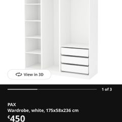 Ikea PAX wardrobes set X2 plus extras