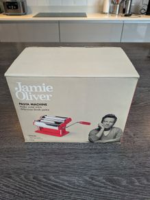 Jamie Oliver Stainless Steel Pasta Machine, Boxed - in perfect condition