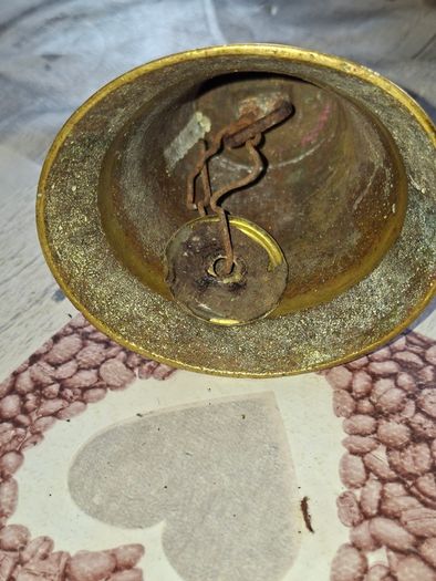 Beautiful Antique Brass Bell, Postage Available or Collection, Lots more Coins, Notes, Antiques and Collectables including Oil Lamps in my other ads
