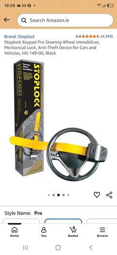 steering wheel lock