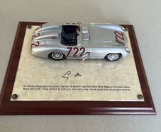 Mercedes 300 SLR Signed by Stirling Moss COA 1/18 Rare