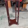 Antique Lamp Table with Marble Top Image 2