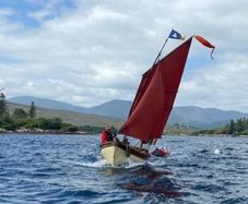 15' traditional style lugsail yawl cruising dinghy