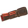 Wolf Man Leather Wallet Dark Brown Zip around Image 4