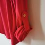 Cherry Red Long sleeved top Image 2