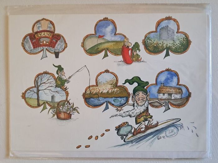 Roisin O' Shea Greetings Cards x 5