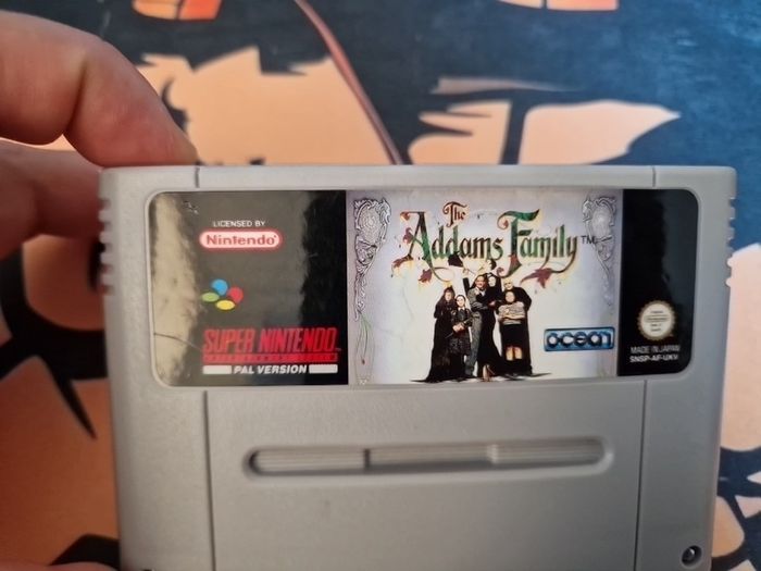 The Addams Family Snes Super Nintendo Arcade Retro Games Original