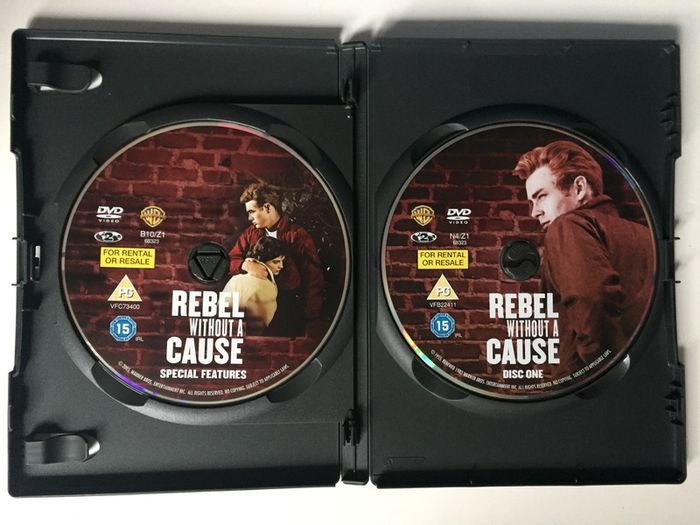 James Dean [1955] Rebel Without A Cause - James Dean, Natalie Wood, Sal Mineo, Jim Backus, Ann Doran, Corey Allen, William Hopper, Nick Adams & Dennis Hopper [2xDVD Movie]