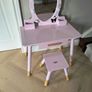 Girls Vanity Table and Stool Image 3