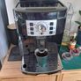 De'Longhi Magnifica S ECAM 22.110.B fully automatic coffee machine with milk frother for cappuccino, with espresso direct selection buttons and rotary control, 2-cup function, 1.8 liter water tank, black / silver Image 3
