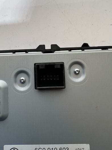 Vw Polo 2016 Touch Screen Display Unit Control Panel 6c0919603 A1l2b88s