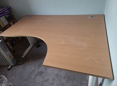 Large corner office desk