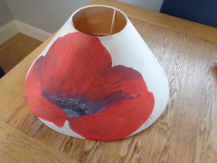 Hand Painted Lamp Shade for Sale