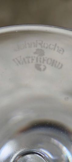 Waterford Crystal John Rocha Geo White Wine Glass 21 x 7.5 cm. 4 in total at 45.00 euro each. or all set of 4 one lot for    170.00 euro.