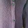 Luxe Plum Coatigan with Fur Collar - Mind, Sense, Spirit Brand, UK M 12/14, AV Image 2