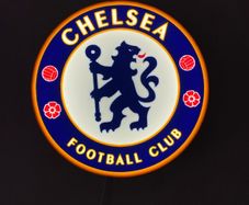 Chelsea Crest LED Light Box Football Fan Light