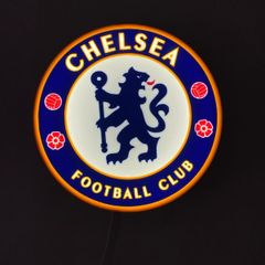 Chelsea Crest LED Light Box Football Fan Light