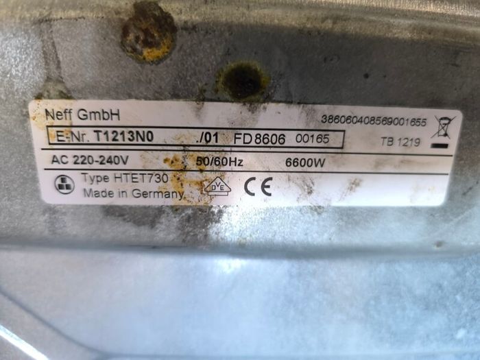 Selection of ceramic hobs for parts or repair