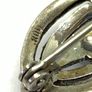 Art deco silver and topaz brooch Image 6