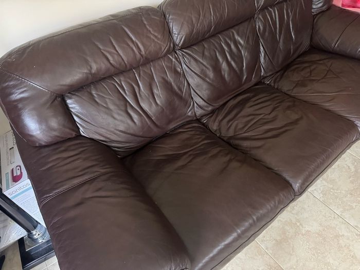 Leather sofa