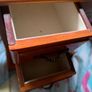 Vintage Wooden & glass jewelry box Image 6