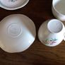 Alfred Meakin 1950s Harvest Bouquet 4 Cups and Saucers Image 9