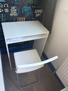 ikea desk and chair